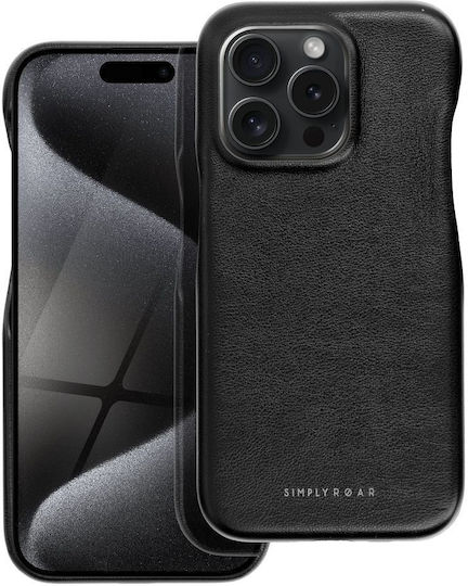 Roar Look Synthetic Leather Black (iPhone 14 Pro)