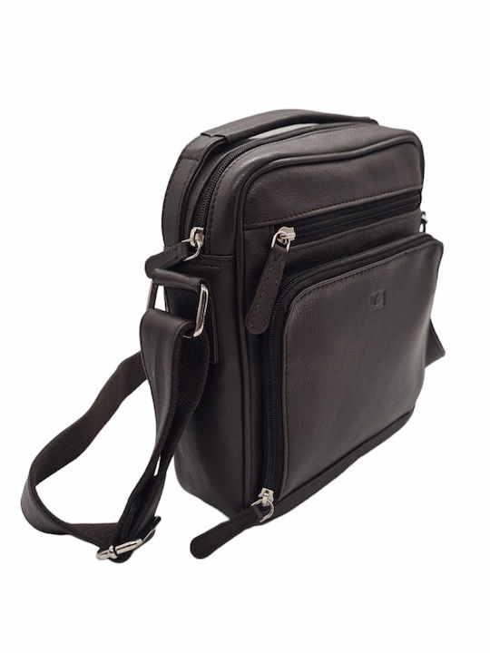 Leather Men's Bag Shoulder / Crossbody Brown