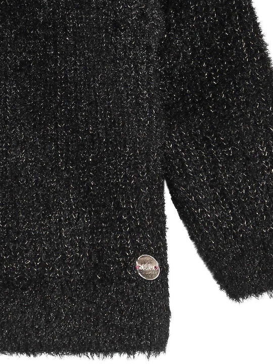Kinderstrickjacke Gestrickt Schwarz