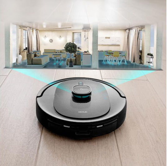 Cecotec Conga 7490 Immortal X-Treme Robot Vacuum Cleaner with Laser Mapping and Suction Power 2600Pa Black