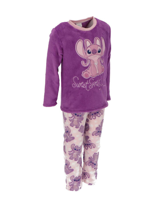 Disney Pijama pentru copii De iarnă Fleece Violet Lilo And Stitch Disney Pijama pentru copii De iarnă Fleece Violet Lilo And Stitch