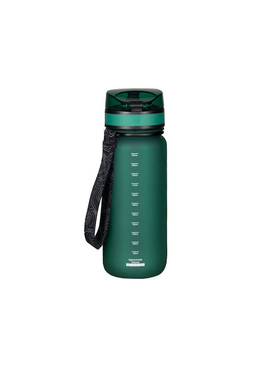 Alpinus Αθλητικό Παγούρι Πλαστικό 650ml Πράσινο