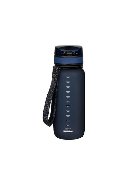 Alpinus Αθλητικό Παγούρι Πλαστικό 650ml Μπλε