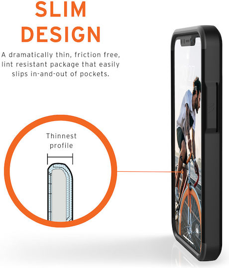 UAG Civilian Back Cover Σιλικόνης Μπλε (iPhone 15 Pro Max)