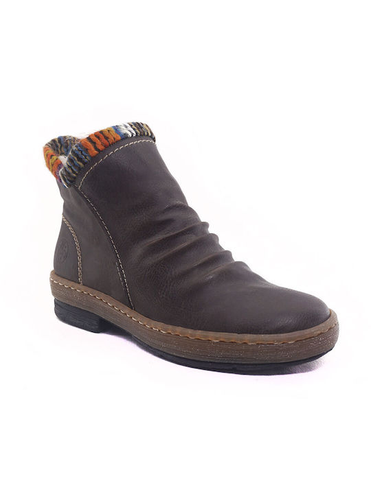 Rieker Damen Knöchelstiefel Gray