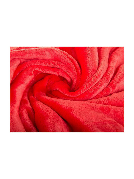 Snuggie Fleecedecke mit Ärmeln 140x200cm Rote