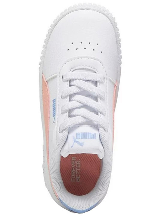 Puma Παιδικά Sneakers Carina 2.0 Ac Λευκά