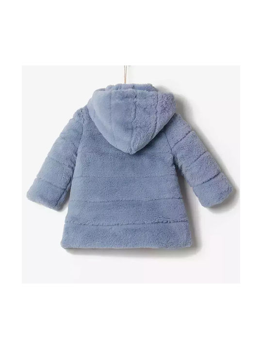 Yell Oh! Girls Fur Coat Blue