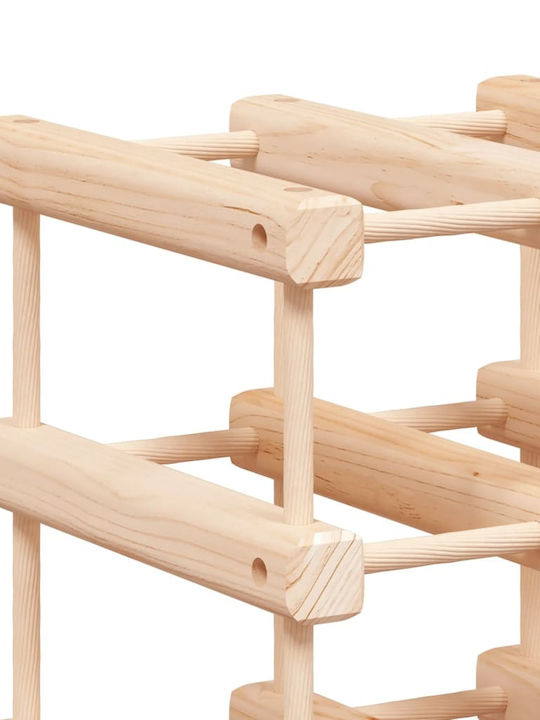 vidaXL Wandmontiert Weinkeller für 42 Flaschen Braun 68.5x23x68.5εκ.