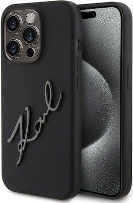 Karl Lagerfeld "karl Plastic Back Cover Black (iPhone 15 Pro Max)