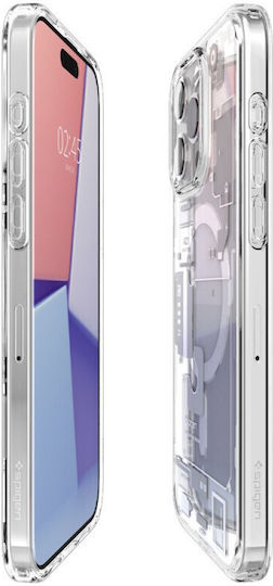 Spigen Ultra Hybrid Umschlag Rückseite Kunststoff 2mm Zero One White (iPhone 15 Pro)