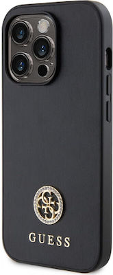 Guess Plastic Back Cover Black (iPhone 15 Pro Max)