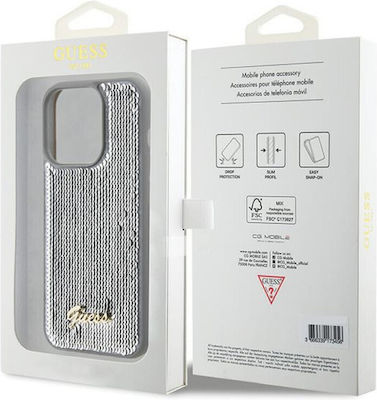 Guess Umschlag Rückseite Kunststoff Gray (iPhone 15 Pro)