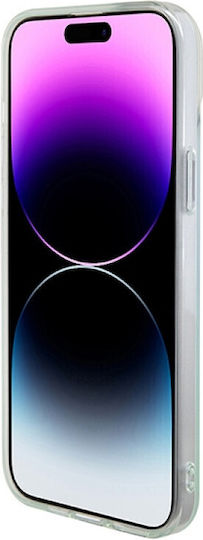Guess Iml Iridescent Magsafe Back Cover Plastic Turcoaz (iPhone 15)