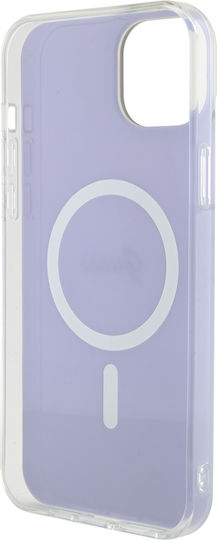 Guess Iml Iridescent Magsafe Back Cover Plastic Violet (iPhone 15)