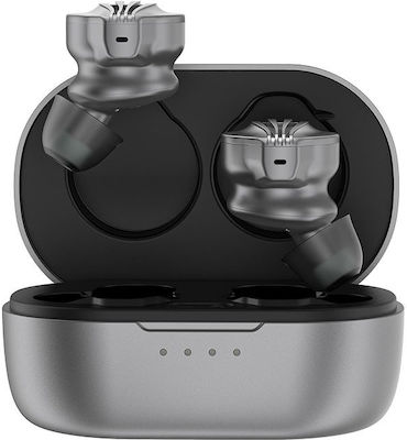 Fiio FW3 In-Ear Bluetooth-Freisprecheinrichtung Kopfhörer mit Ladeetui Silber