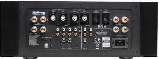Musical Fidelity M8xi Ολοκληρωμένος Ενισχυτής Hi-Fi Stereo 870W/4Ω 550W/8Ω Μαύρος