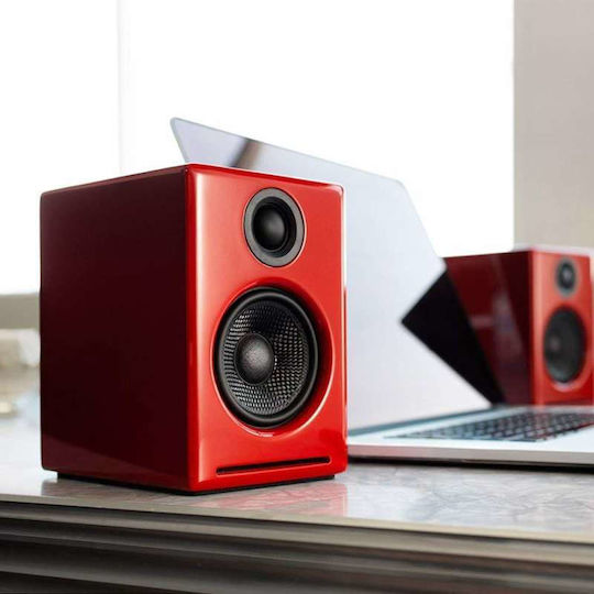 Audioengine A2+ Aktive Lautsprecher 2 Anzahl von Fahrern 60W (Paar) Rot