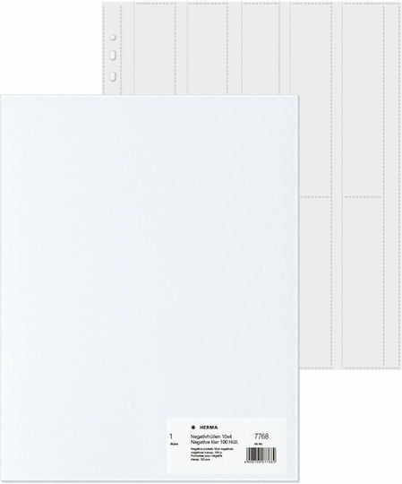 Herma Negative Pockets Transparent For 10x4 Negative Stripes Αξεσουάρ Φωτογραφικής Μηχανής