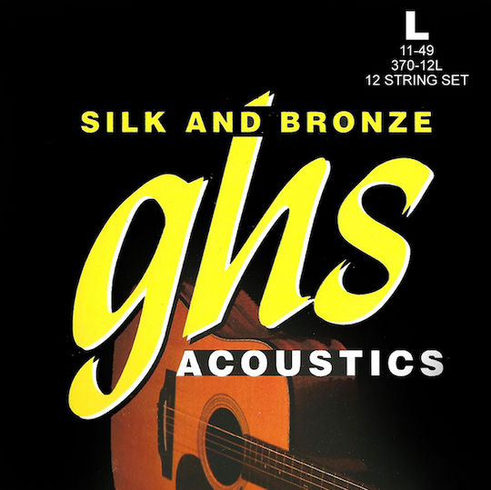 GHS Strings Silk 12-String Σετ Χορδών Bronze Ακουστικής Κιθάρας 11 - 49" Light