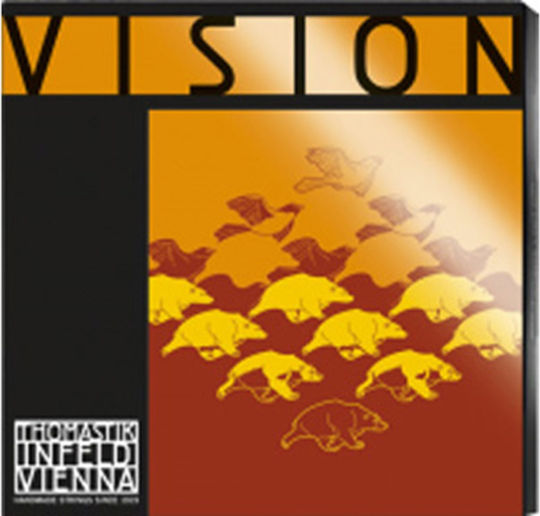 Thomastik Μονή Synthetic Core Χορδή για Βιολί 4/4 Vision Violin 4/4 Medium A (La) Aluminium