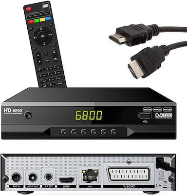 HD6800 HD6800 Receptor Digital Mpeg-4 HD (720p) cu Funcția Înregistrare PVR pe USB Conexiuni SCART / HDMI