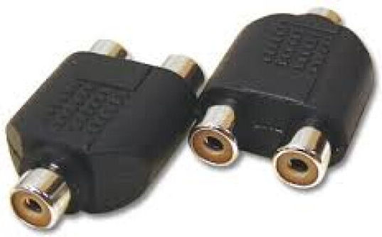 Anga Μετατροπέας RCA female σε RCA 2x female 1τμχ 271-248