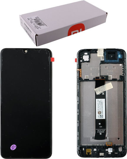 Xiaomi Screen Service Pack with Touch Mechanism and Frame for Redmi A2/A2+ (Black)