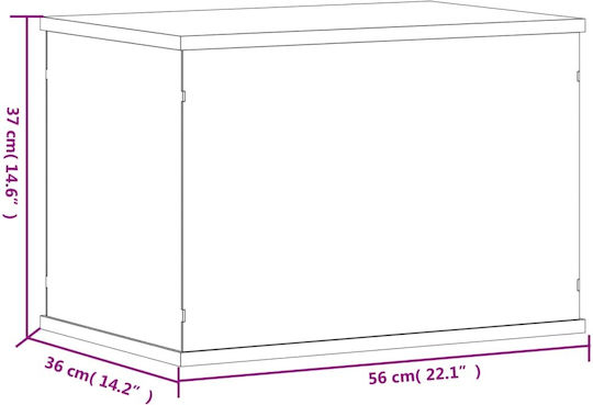 vidaXL Σταντ Προβολής Προϊόντων Π56xΒ36xΥ37cm