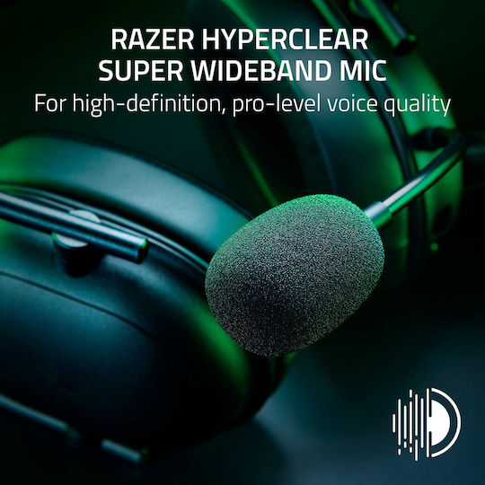 Razer BlackShark V2 HyperSpeed Wireless Over Ear Gaming Headset with Connection Bluetooth / USB