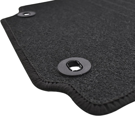 Rigum Set of Front and Rear Mats 4pcs for Toyota Land Cruiser 2013+ Black