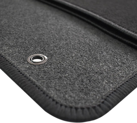 Rigum Set of Front and Rear Mats 3pcs for Mercedes-Benz V Land Rover Discovery / Range Rover Sport Black
