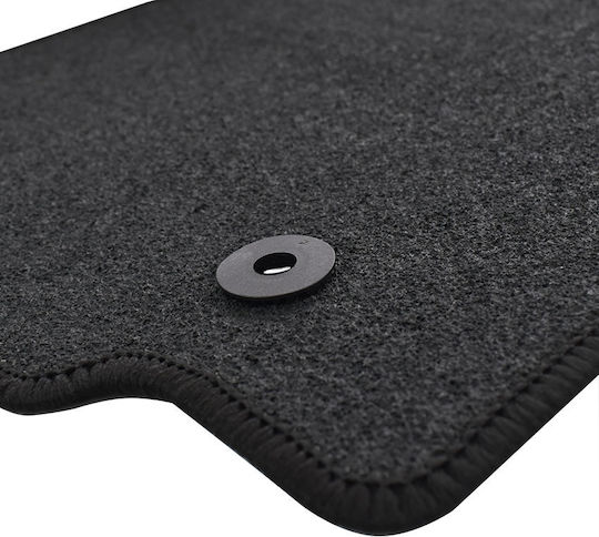 Rigum Set of Front and Rear Mats 4pcs for Ford Transit Courier 2014+ Black
