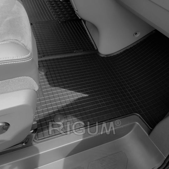 Rigum Предни Постелки 3бр от Маркуч за Volkswagen Транспортьор 2022+ Черни