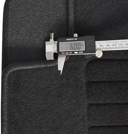 Rigum Set of Front and Rear Mats 3pcs for Mazda 5 2011 2018 Black