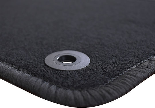 Rigum Set of Front and Rear Mats 4pcs for Citroen C5 2008 2017 Black
