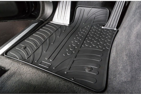 Gledring Set of Front and Rear Mats 2pcs for Mercedes-Benz Actros 2011 Black