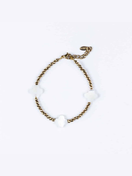 Cuoro Bracelet with Pearls