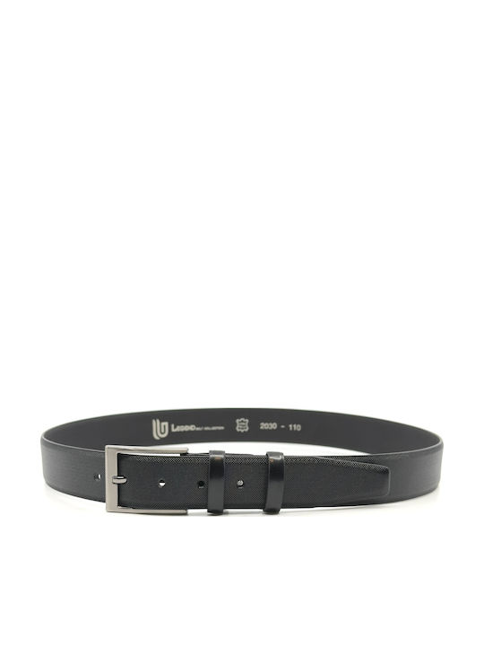 Men's Belt Leather Black