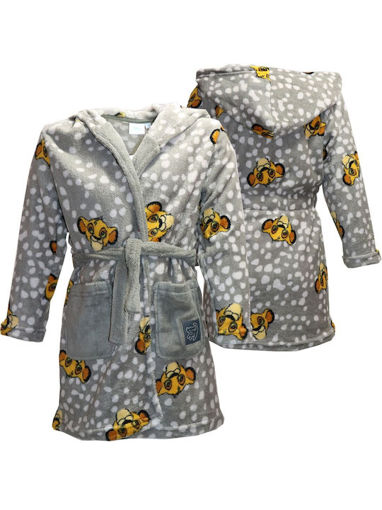 Disney Παιδική Ρόμπα Χειμωνιάτικη Fleece Χακί