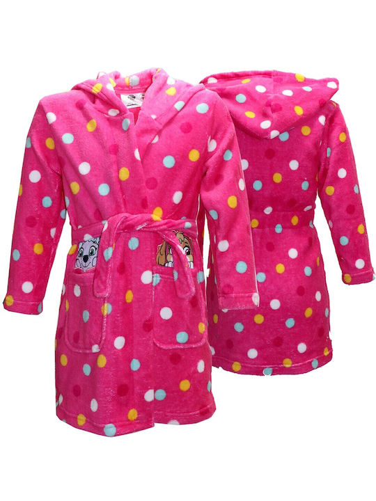 Nickelodeon Kids' Robe Winter Fleece Fuchsia