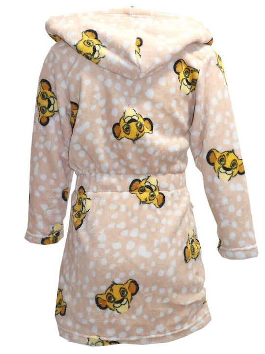 Disney Kids' Robe Winter Fleece Beige