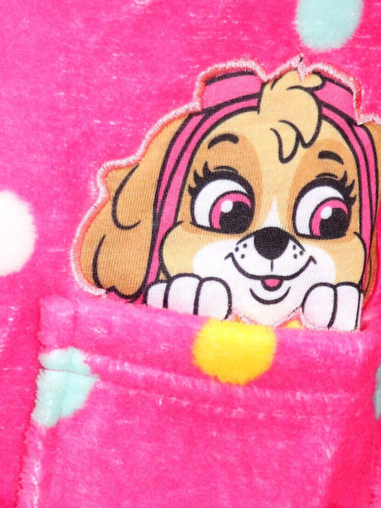 Nickelodeon Kids' Robe Winter Fleece Fuchsia