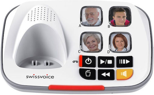 SwissVoice Xtra 2355 Duo für Senioren mit Freisprechfunktion Weiß