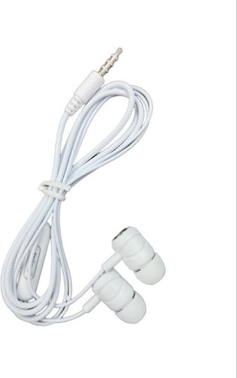 Andowl Q-TE11 In-ear Handsfree Ακουστικά με Βύσμα 3.5mm Λευκό