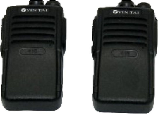 YT-418 Walkie Talkie 5W χωρίς Οθόνη Σετ 2τμχ