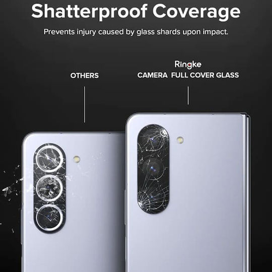 Ringke 2 Pack Cover Προστασία Κάμερας Tempered Glass Μαύρο για το Galaxy Z Fold5