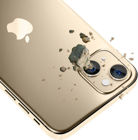 3MK Camera Protection Tempered Glass Yellow for the iPhone 15