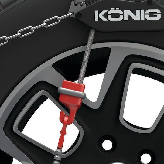 Konig XG Cross No 233 Anti-slip Chains Thickness 9mm Passenger & 4x4 Car 2pcs