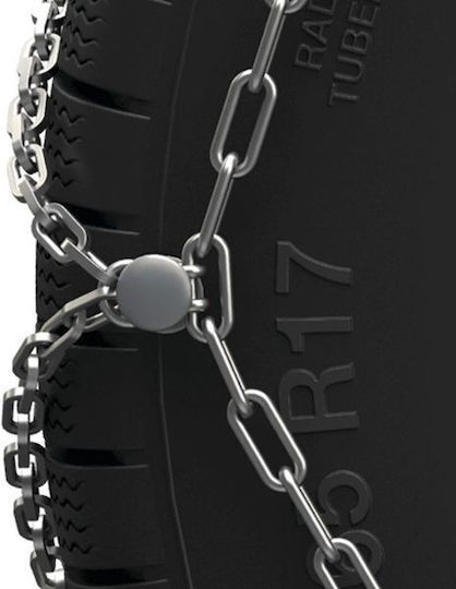 Konig XG Cross No 233 Anti-slip Chains Thickness 9mm Passenger & 4x4 Car 2pcs